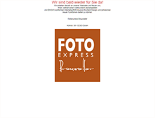 Tablet Screenshot of fotoexpress.de