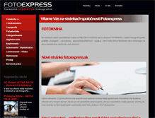Tablet Screenshot of fotoexpress.sk